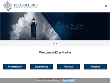 Tablet Screenshot of eliasmarine.com